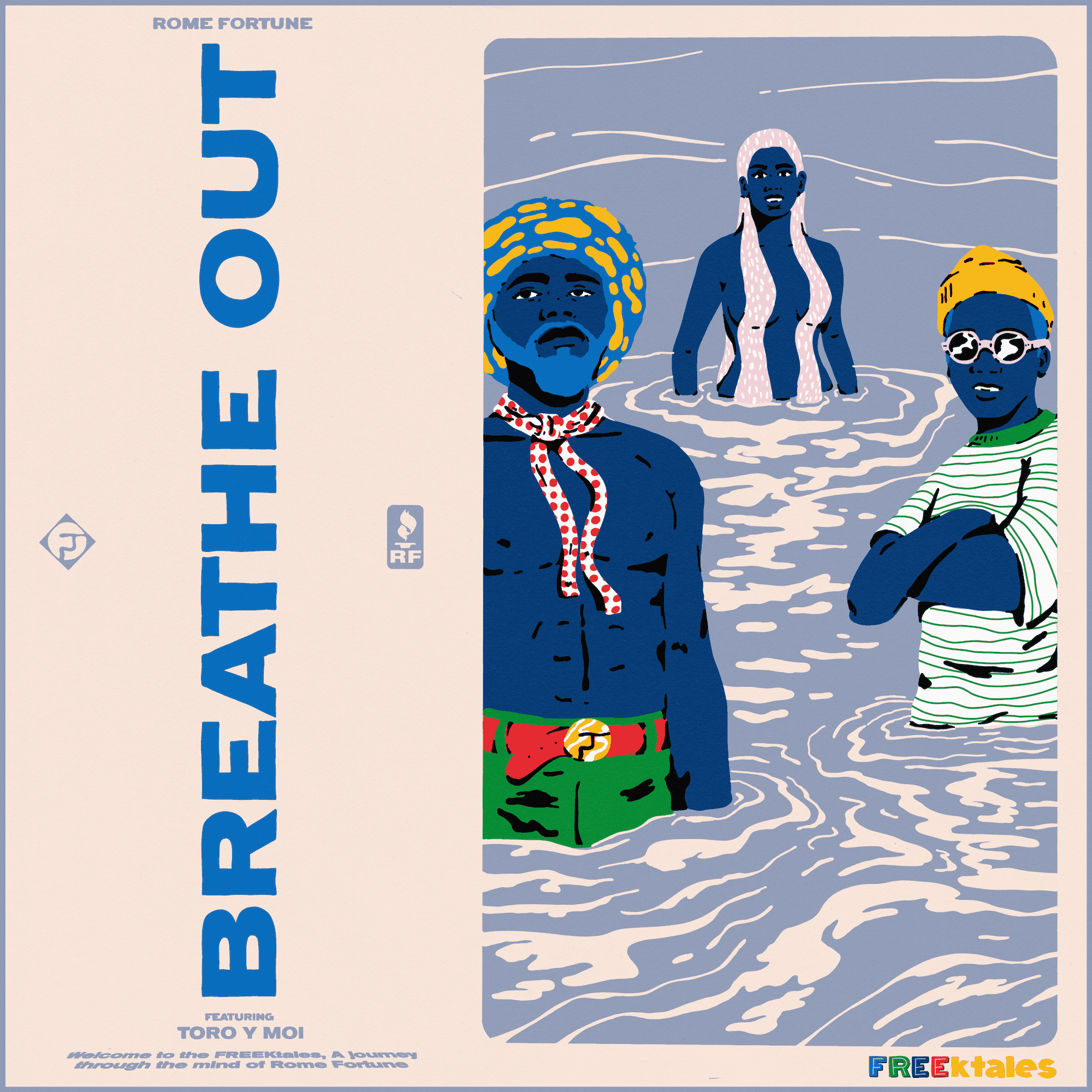 Cover art for Rome Fortune Exclusives's song: Toro Y Moi & Rome Fortune - Breathe Out