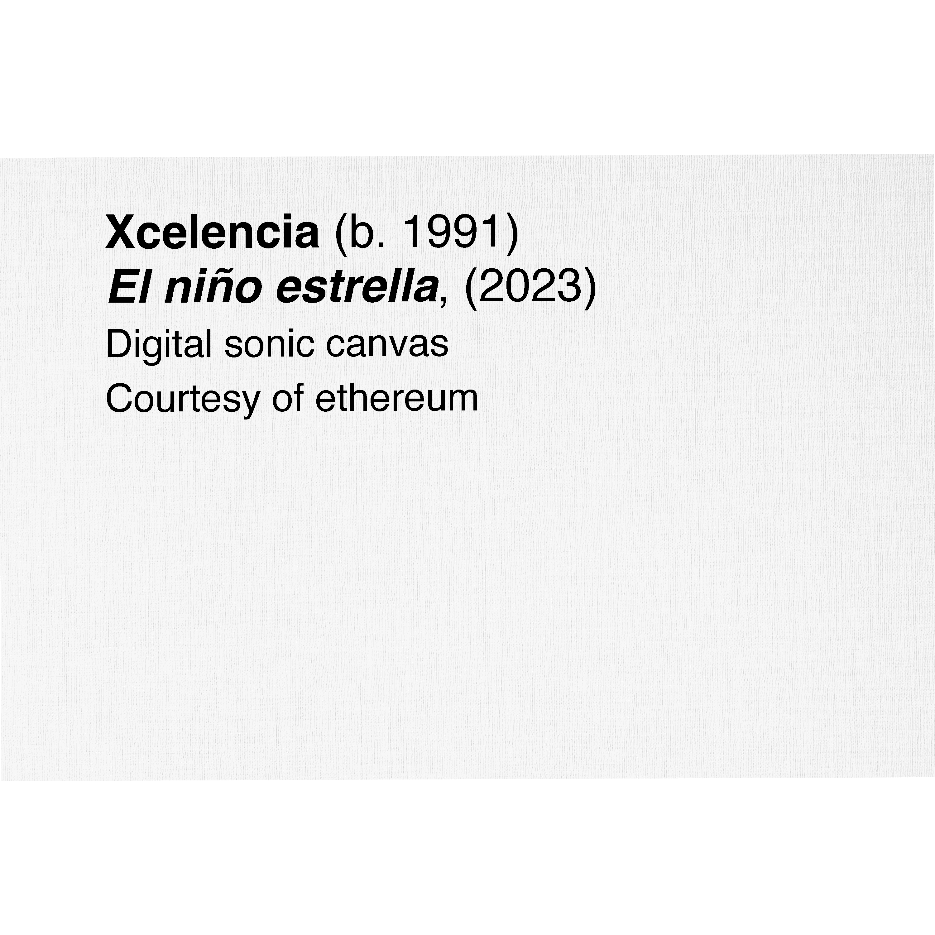 Cover art for Xcelencia's song: el niño estrella [IOU]