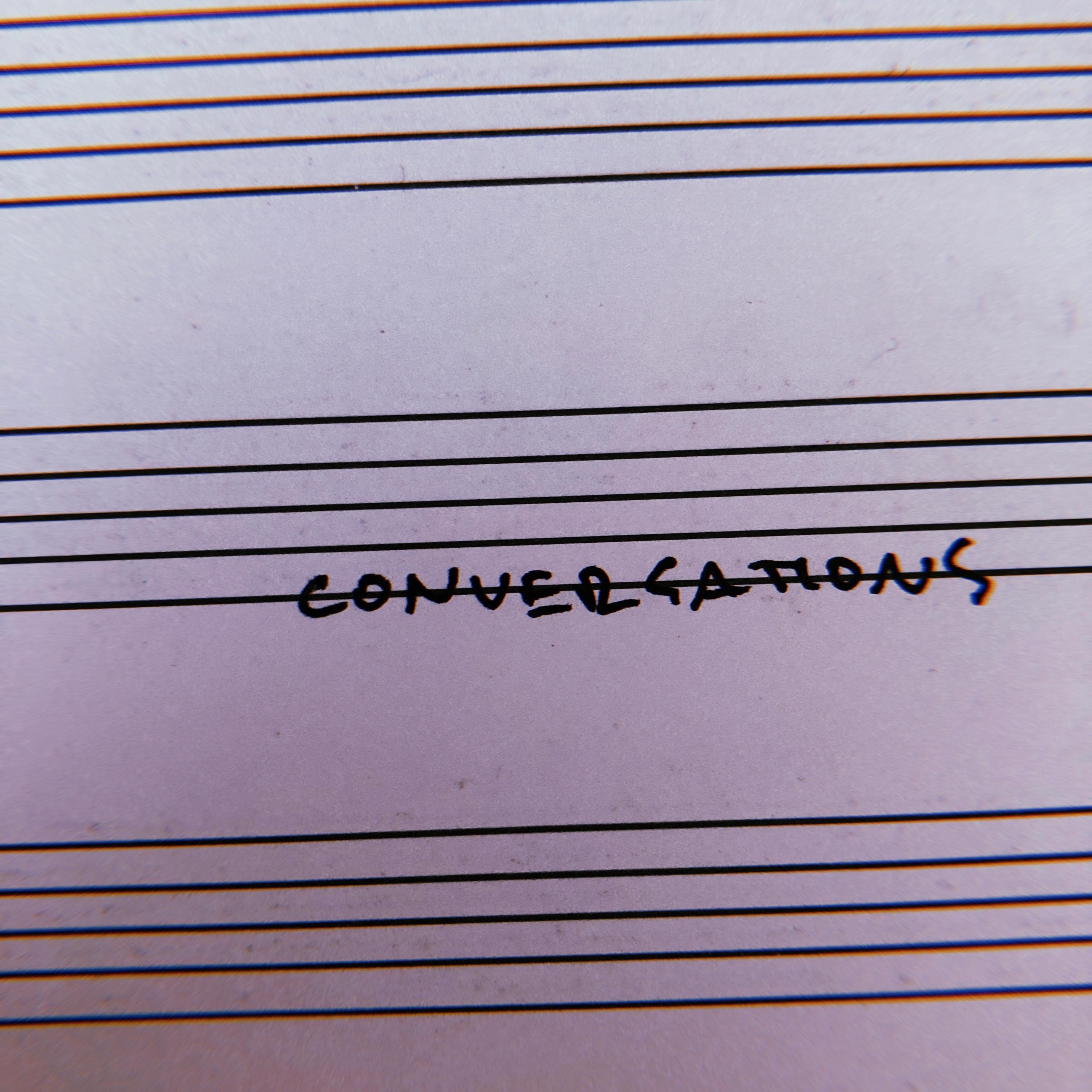 Cover art for ryan whyman's song: conversations