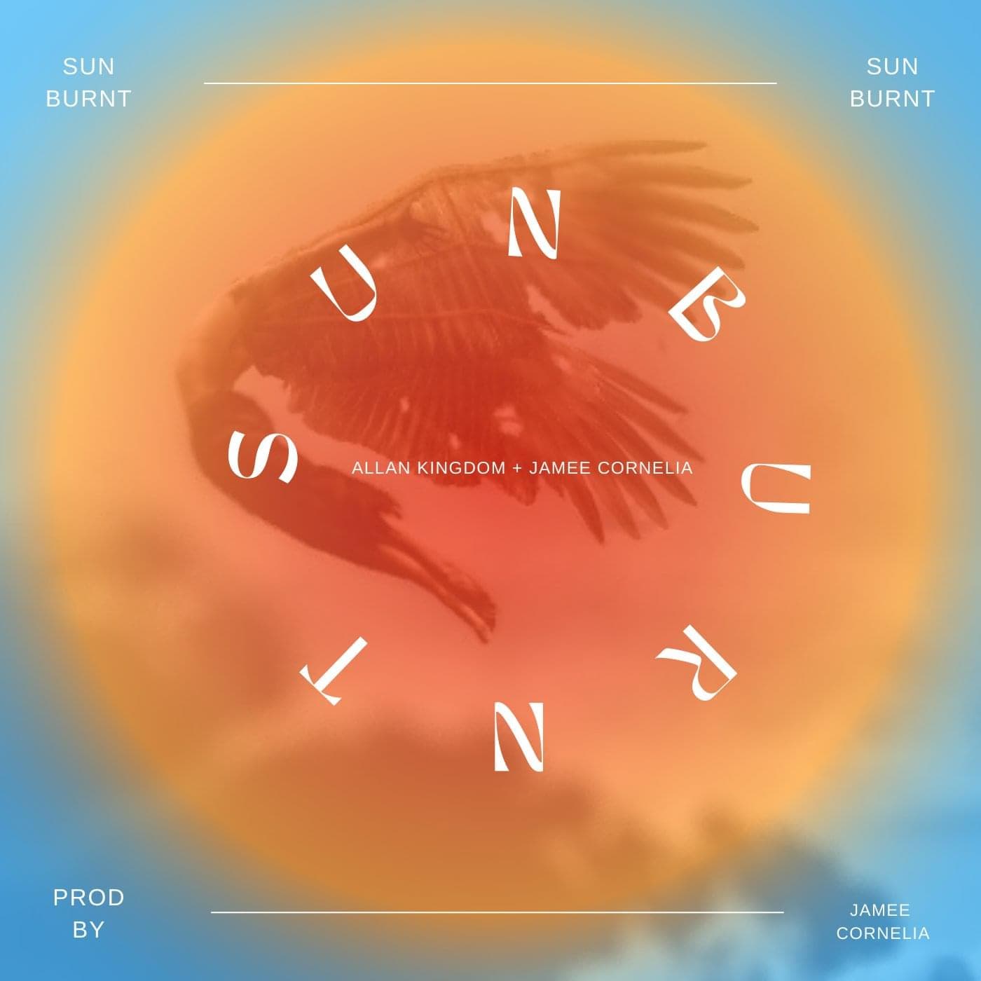 Cover art for Allan Kingdom's song: SUNBURNT w/ Jamee Cornelia