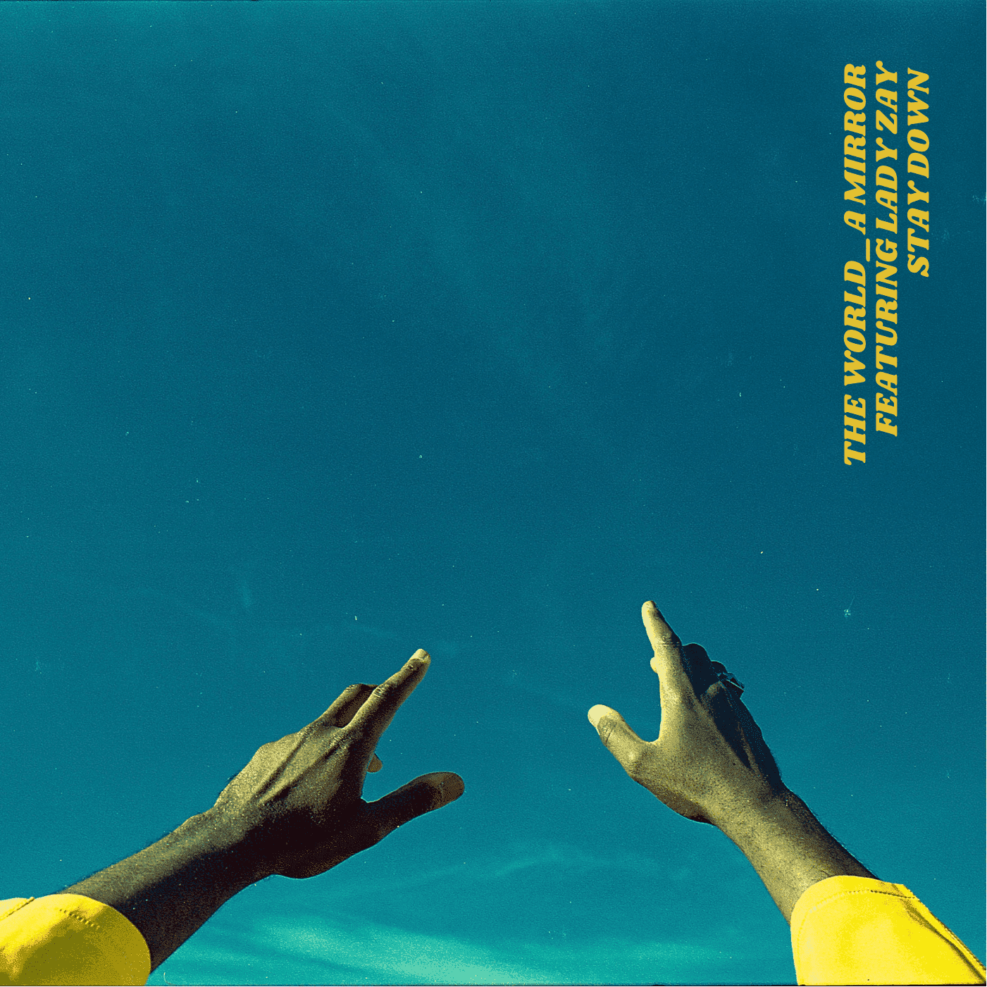 Cover art for GREGNWMN's song: THE WORLD_A MIRROR (FEAT. LADY ZAY) / STAY DOWN